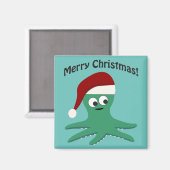 Vrolijk kerstcadeau magneet (Voorkant / Achterkant)