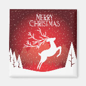 Vrolijk kerstcadeau magneet (Voorkant)