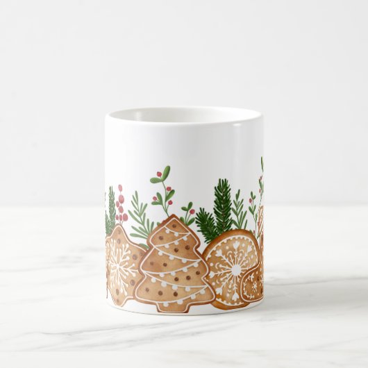 Vrolijk kerstcadeau, modern kerstcadeau koffiemok (Center)