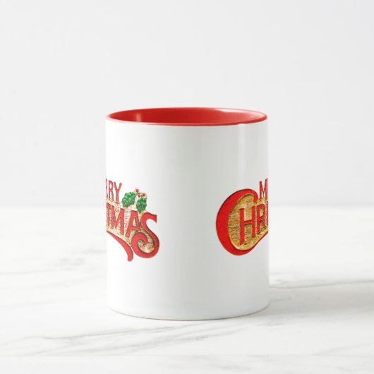 Vrolijk kerstcadeau Mok (Midden)