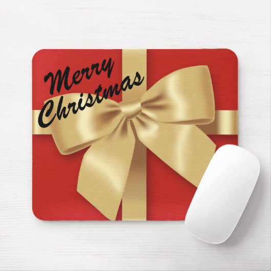 Vrolijk kerstcadeau muismat (Met muis)