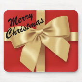 Vrolijk kerstcadeau muismat (Voorkant)