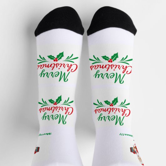 Vrolijk kerstcadeau Santa Sustainable Premium Sokken (Top)