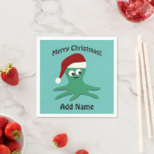 Vrolijk kerstcadeau servet (Insitu)
