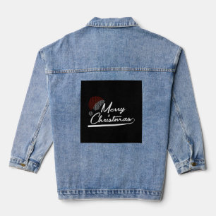 Vrolijk kerstcadeau Sinterklaas Denim Jacket