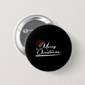Vrolijk kerstcadeau Sinterklaas Ronde Button 5,7 Cm (Voorkant /achterkant)