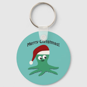 Vrolijk kerstcadeau sleutelhanger