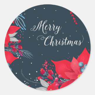 Vrolijk kerstcadeau Stickers