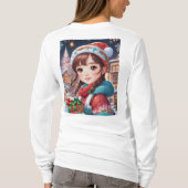 Vrolijk kerstcadeau t-shirt (Achterkant)