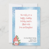 Vrolijk kerstcadeau voor de Feestdagen kerst (Achterkant)