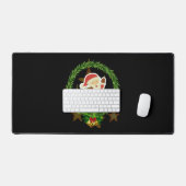 Vrolijk kerstcadeau voor Kerstmis Familie Bureaumat (Keyboard & Muis)