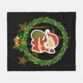 Vrolijk kerstcadeau voor Kerstmis Familie Fleece Deken (Voorkant (Horizontaal))