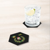 Vrolijk kerstcadeau voor Kerstmis Familie Kartonnen Onderzetters (Insitu)