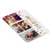 Vrolijk kerstcadeau voor kleurrijke 3 foto's colla magneet (Rechterzijde)