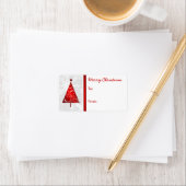 Vrolijk kerstcadeaulabel voor Label (Insitu)