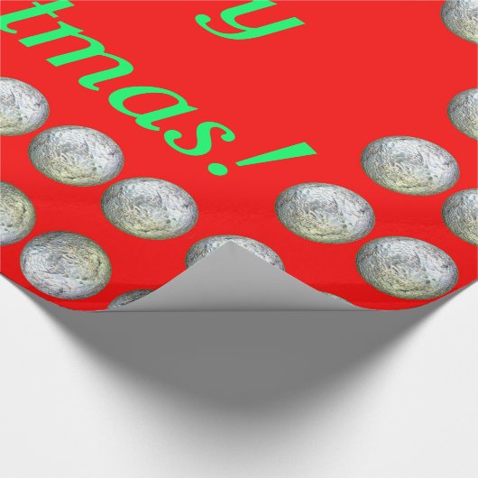 Vrolijk kerstcadeaupapier 2 cadeaupapier (Hoek)