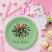 Vrolijk kerstcadeaupapier, Borden Papieren Bordje (Feest)