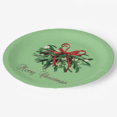 Vrolijk kerstcadeaupapier, Borden Papieren Bordje (Gekanteld)