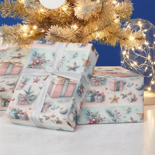 Vrolijk kerstcadeaupapier cadeaupapier (Feestdagen)