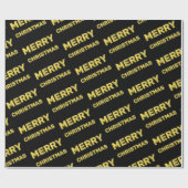 Vrolijk kerstcadeaupapier! cadeaupapier (Vlak)