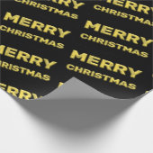 Vrolijk kerstcadeaupapier! cadeaupapier (Hoek)