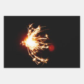 Vrolijk kerstcadeaupapier! inpakpapier vel (Voorkant 3)