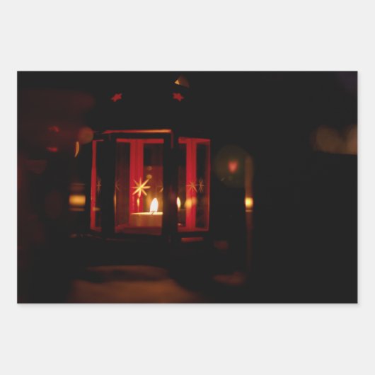 Vrolijk kerstcadeaupapier! inpakpapier vel (Voorkant)