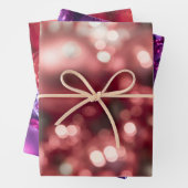 Vrolijk kerstcadeaupapier! inpakpapier vel (In situ)