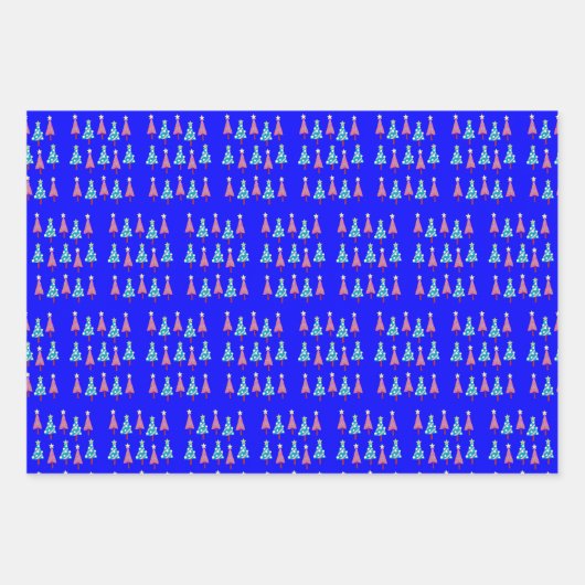 Vrolijk kerstcadeaupapier inpakpapier vel (Voorkant 2)