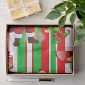 Vrolijk kerstcadeaupapier, kerstcadeau tissuepapier (Geschenk)