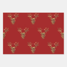 Vrolijk kerstcadeaupapier! Wrapping Pape Inpakpapier Vel