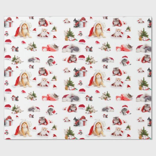 Vrolijk kerstcadeautje 2 Verpakkingspapier Cadeaupapier (Vlak)