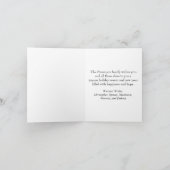 Vrolijk kerstcadeautje Elegant modern vakantiescri Feestdagen Kaart (Binnen)