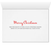 Vrolijk kerstcadeautje eten dog Lab met Antlers (Binenzijde Horizontaal (Onderkant))