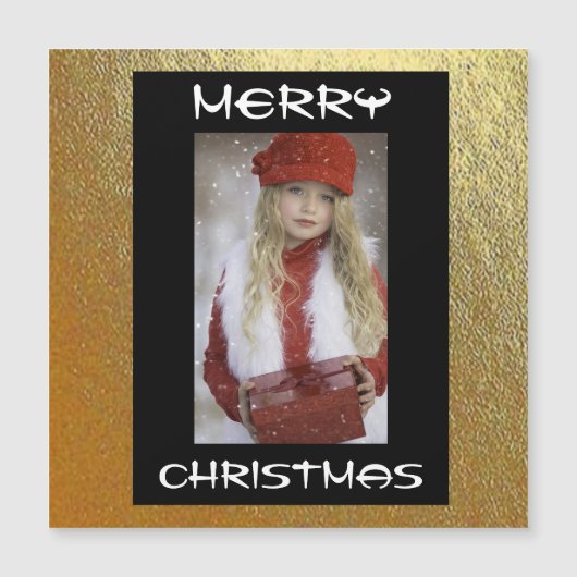Vrolijk kerstcadeautje Kaart (Voorkant)