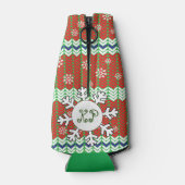 Vrolijk kerstcadeautje koeler (Achterkant)