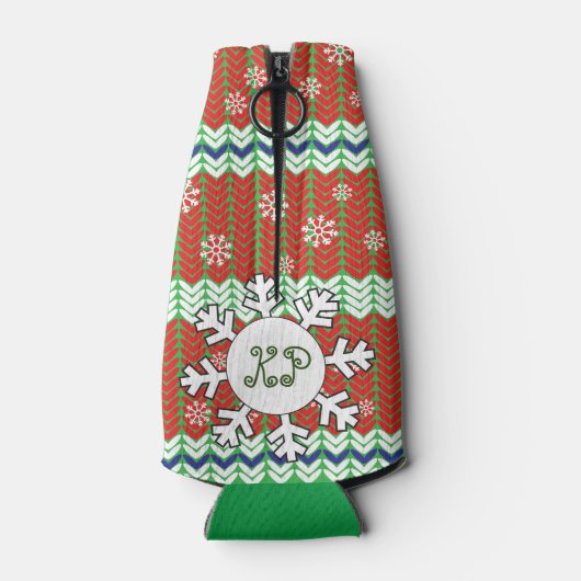 Vrolijk kerstcadeautje koeler (Achterkant)