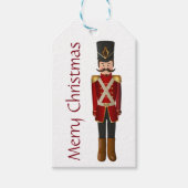 Vrolijk kerstcadeautje Labels - Nutcracker Cadeaulabel (Voorkant)
