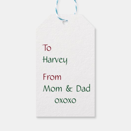 Vrolijk kerstcadeautje Labels - Nutcracker Cadeaulabel (Achterkant)