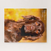 Vrolijk kerstcadeautje. legpuzzel (Horizontaal)