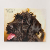 Vrolijk kerstcadeautje. legpuzzel (Horizontaal)