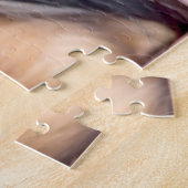 Vrolijk kerstcadeautje. legpuzzel (Zijkant)