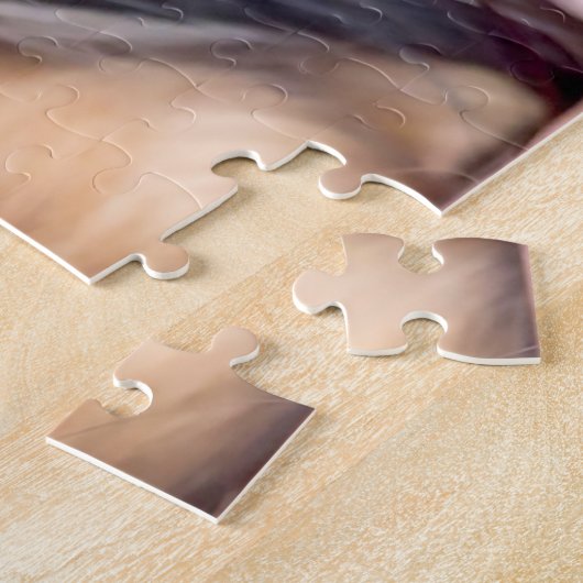 Vrolijk kerstcadeautje. legpuzzel (Zijkant)