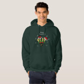 Vrolijk kerstcadeautje — Mannen Hoodie (Voorkant volledig)