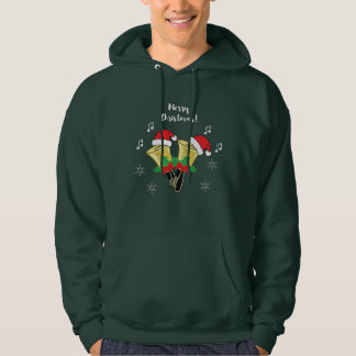 Vrolijk kerstcadeautje — Mannen Hoodie