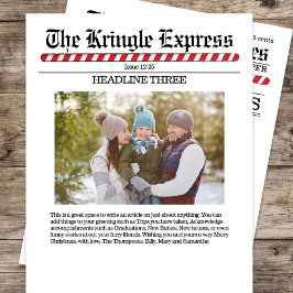 Vrolijk kerstcadeautje Meerdere foto's met noord-p