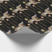 Vrolijk kerstcadeautje met feestdag Religieuze ins Cadeaupapier (Hoek)