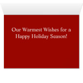 Vrolijk kerstcadeautje met fotokaart (Binenzijde Horizontaal (Onderkant))