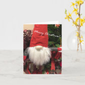 Vrolijk kerstcadeautje met Joy en Magic Holiday Ca Kaart (Gele Bloem)