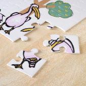 Vrolijk kerstcadeautje met Puzzle-kerstbekers Legpuzzel (Zijkant)